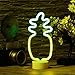 Pineapple Neon Signs, LED Neon Light Sign with Holder Base Operated by Battery/USB for Party Supplies Home Decor Ideal for Bedroom, Lounge, Office, Wedding
