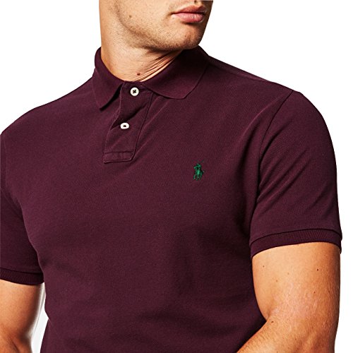 Polo ralph lauren mens classic fit mesh polo shirt (lar…