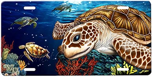 Sea Turtle License Plate