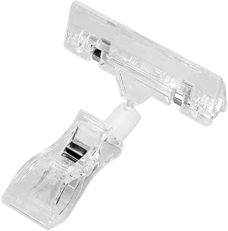 B&NN Professional Display 8 Pack Rotatable POP Clip Sign Stand Holder