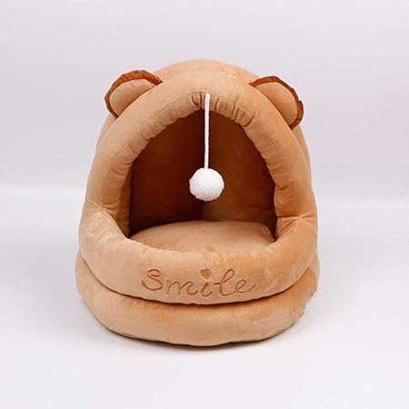 SFBBBO Cama Perro Casa para Perros con Alfombrilla Animal de Dibujos