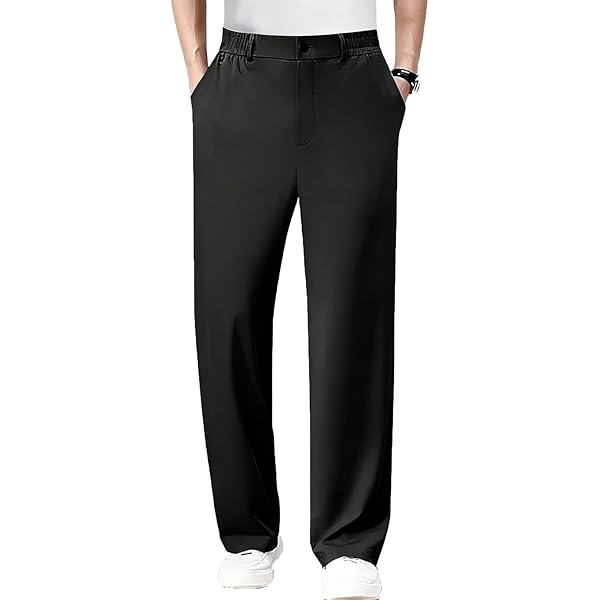 Generisch 2025 - Pantalones Elásticos Ligeros Delgados Glidepants