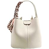 LREUIP Women's bucket bag Mini PU leather bag Y2K shoulder bag minimalist crossbody bag designer shoulder bag