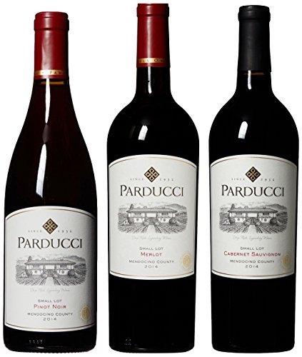 Parducci Wine Cellars Classic 3 Bottle Red Wine Mixed Pack, 3 x 750 mL