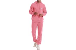 Fixha Men's Tracksuits Sweatsuit for Men Track Sweat Suits 2 Piece Hoodies and Jogger Sports Jogging Suits Set Outfits