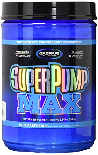 Gaspari Nutrition Super Pump Max Blue Raspberry 40 Serving