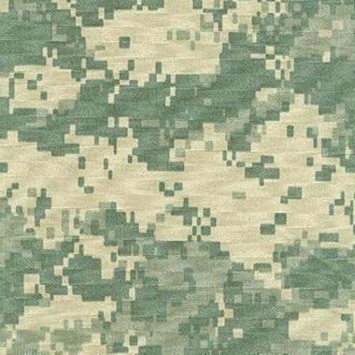 ACU Digital Camouflage 1.1 Oz Nylon. Ripstop Fabric Military 66/68- By the Yard by Magna Fabrics