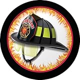 Creative Converting 8 Count Fire Watch Sturdy Style Paper Lunch Plates, 7