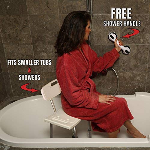 Dr. Maya Bath and Shower Chair Seat with Back (Adjustable) AntiSlip