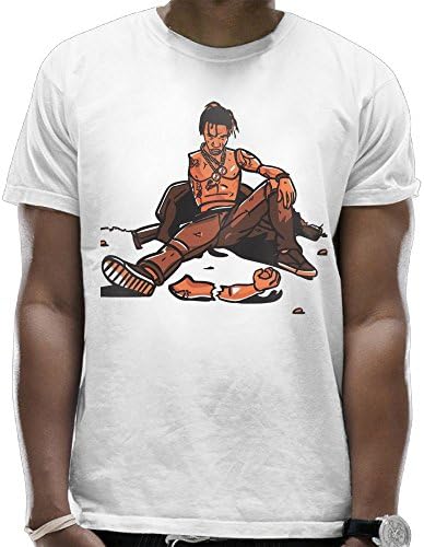 HAOXIANG Travis-Scott Men Personality customization Cool Cotton T