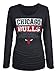 NBA Women's Triblend Jersey Long Sleeve V Neck Tee