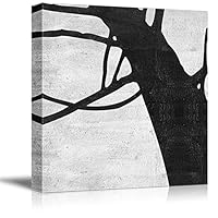 Canvas Wall Art Abstract Ink Painting Canvas Prints Home Artwork Decoration for Living Room,Bedroom - 12x12 inches