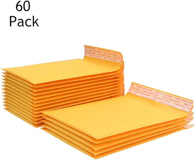 Starsmyy Bubble Mailers Padded Envelopes, Self Sealing Bulk