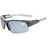 Eyekepper TR90 Unbreakable Sports Bifocal Half Rimless Sunglasses Baseball Running Fishing Driving Golf Softball Hiking