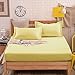 Vougemarket100% Soft Cotton Fitted Sheet with 15