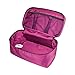 BAGSMART Travel Gear Luggage Packing Cube Lingerie Travel Case Bra Underwear Bag, Rose red