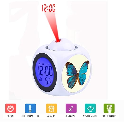 FDC - Despertador Digital con Pantalla LCD y proyector LED ...