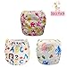 LBB One Size Reuseable Washable Adjustable Baby Swim Diapers(3pcs Pack)Fit babies 0-2 Years,Letters Sea Creatures and starfishes