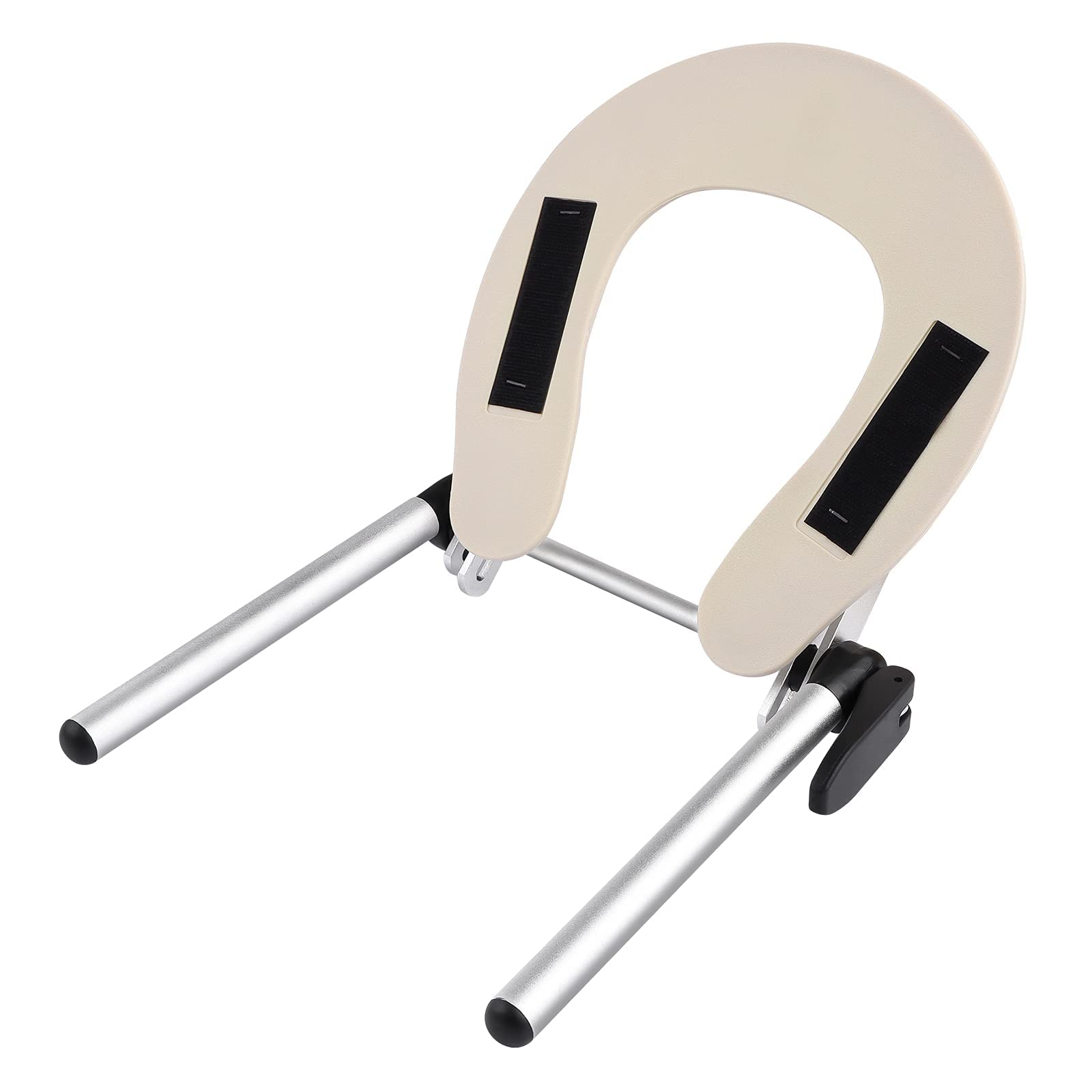 EBANKU Aluminum Face Space Holder, Universal Adjustable Headrest Bed Face Pillow, Massage Equipment Headrest Platform Head Support for Home Massage Kit (while) — image 1