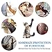 FOCUSPET Furniture Protectors from Cats 10pcs Cat Scratch Deterrent Sheet | Double-Sided Training Tape an-ti Pet Scratch for Leather Couch Furniture Protector 5XL-17″x12″ + 5L-17″x10″thumb 2