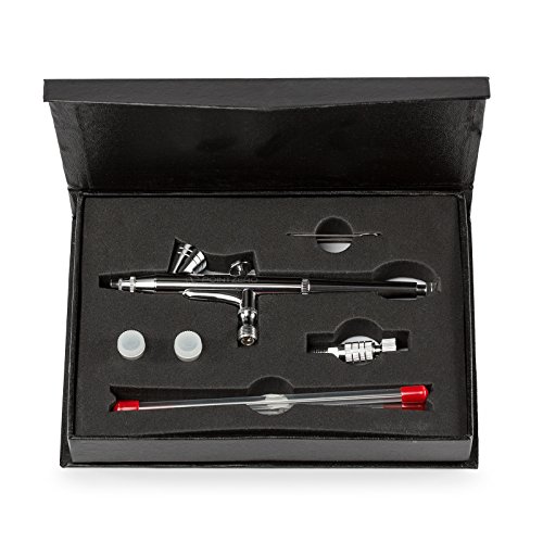 PointZero Dual-Action 2cc Gravity-feed Airbrush 3 Tip Set (0.2mm 0.3mm 0.5mm)