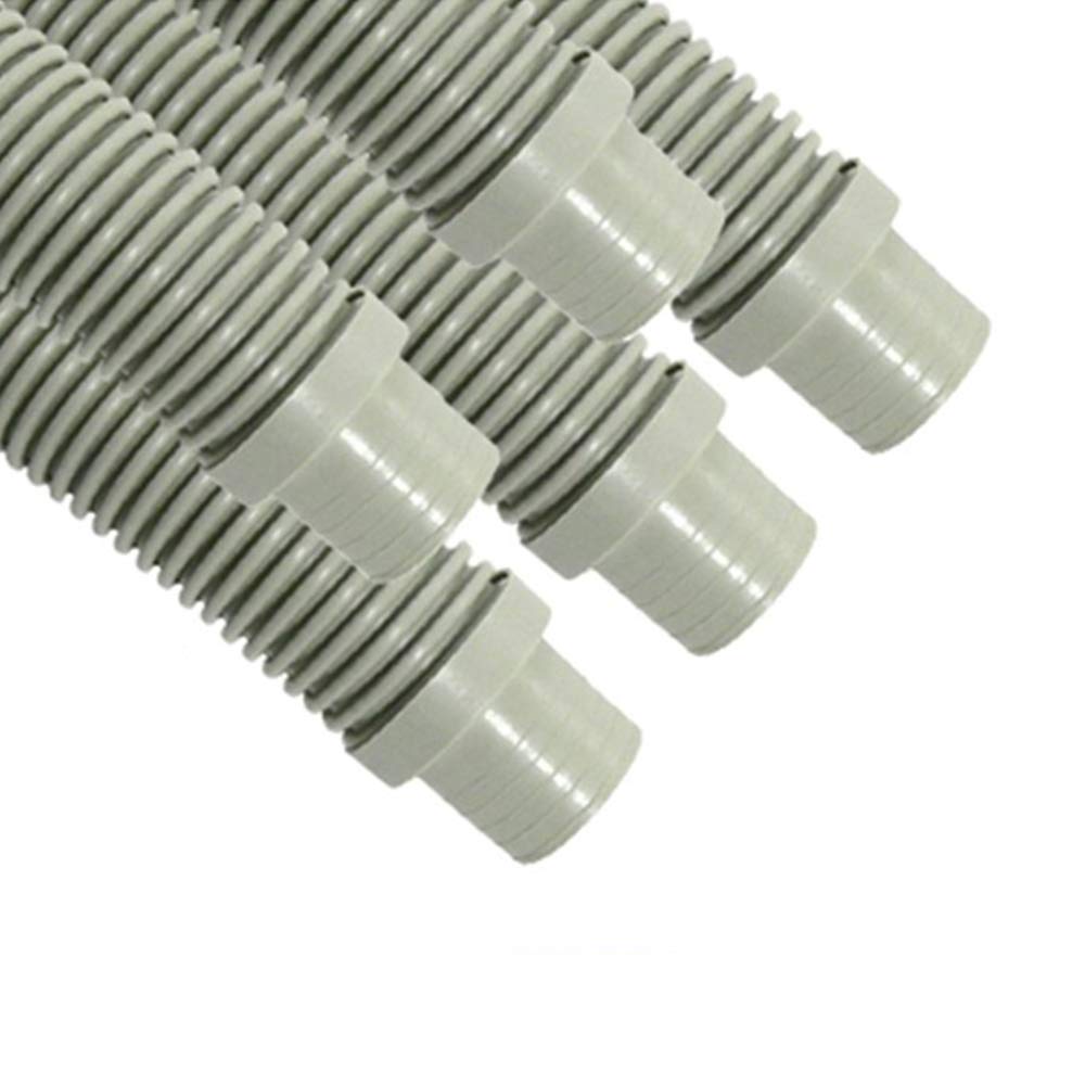 Puri Tech5 Pack Universal Swimming Pool Cleaner Suction Hose 48 Long Grey Color for Hayward Navigator, Pool Vac Ultra, AquaBug, Polaris ATV and More