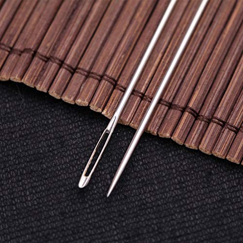 image for MXRS 20 Pcs Big Eye Hand Sewing Needle, 4 Sizes Large Eye Stitching Ne