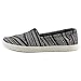 TOMS BLACK NEON TRIBAL STRIPED WOMEN'S AVALON SLIP-ONS