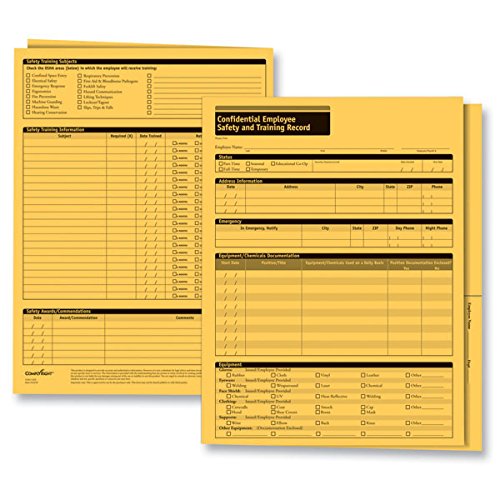 ComplyRight CR Confidential Employee Safety and Training Record Folder