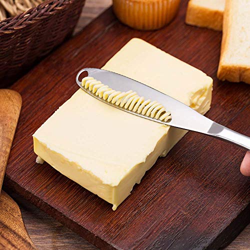 SFOPORD 2 Pack Stainless Steel Butter Spreader Knife, MultiFunction
