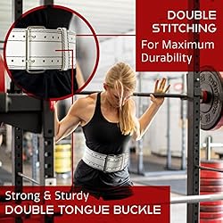 Medium Dark Iron Fitness Weight Lifting Belt for