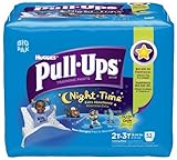 Huggies Pull-Ups Training Pants Night-Time 2T-3T 18-34 Lbs - 52 CT