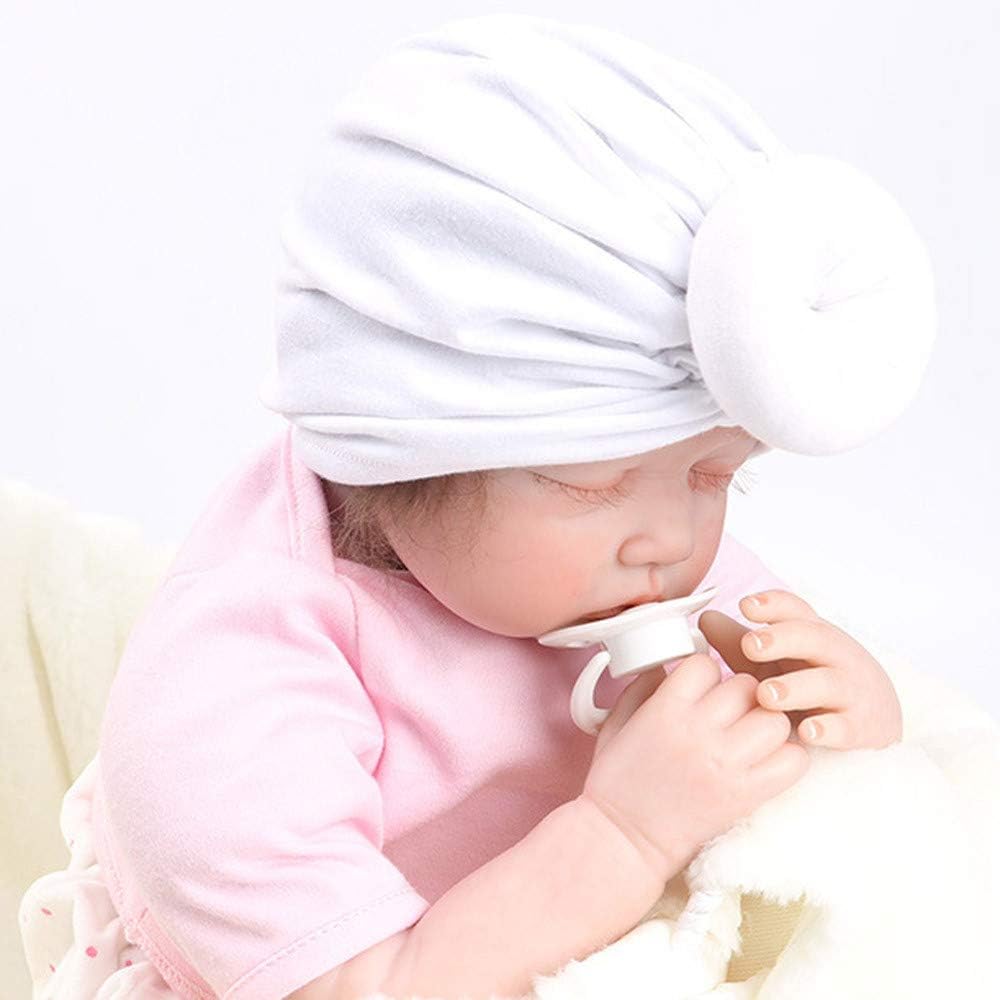 Mamum Bonnet Noeud Turban En Coton Bandeau Naissance Mignon Pour Bebe Fille Nouveau Ne Blanc Bonnet Turban Bebe Accessoires Bilkvarteret Bebe
