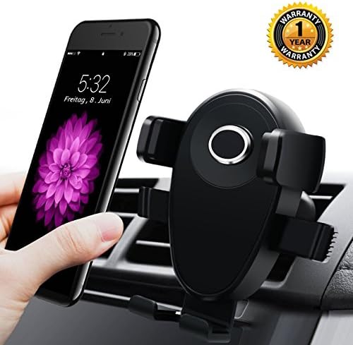 Air Vent Phone Holder for Car, 1Anberi Car Phone Mount with Adjustable Car Phone Holder for iPhone X 8 7 Plus 6S, Samsung Galaxy S9 Plus S8 S7 Edge Note 8 Moto G5 Plus LG Google Blue and More