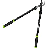 Twocorn 28" Garden Bypass Lopper with Steel Blade, Tree Trimmer Branch Cutter for 1.5’’ Cutting Capacity