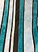 Turquoise Teal Blue Stripe Elegant Raised Upholstery Velvet Fabric Sold By Yard