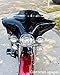 Chrome Metal Slotted Windshield Trim For 1996-2013 Harley Davidson TOURING BAGGER BATWING
