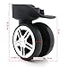 Super Ma 360 Swivel Luggage Mute Wheel Suitcase Replacement Repair Wheels 053(Couple Wheel)
