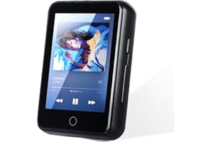 AUBNICO 144GB MP3 Player - Music Player with Bluetooth 5.2 HiFi Sound Shuffle Single Loop FM Radio Built-in HD Speaker Voice Recorder Mini Design Ideal for Sport