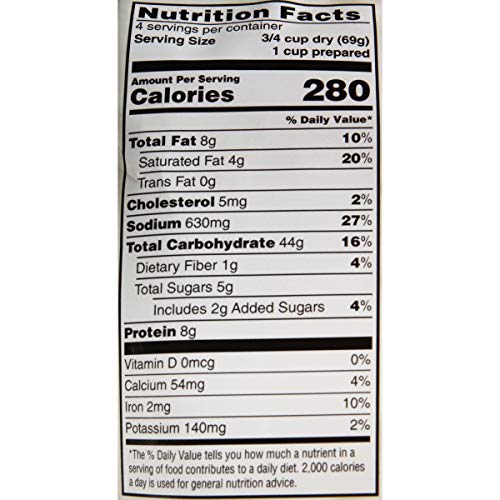 BEAR CREEK PASTA MIX, ALFREDO, 9.7 OUNCE