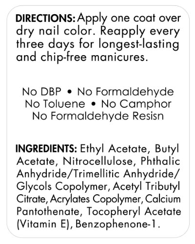 Nail-Aid Gel Xtreme Shine Top Coat, Clear, 0.55 Fluid Ounce