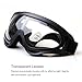 Binboll Adjustable UV Protective Outdoor Glasses Motorcycle Goggles Dust-proof Protective Combat Goggles Military Sunglasses Outdoor Tactical Goggles to Prevent Particulates and Fog in Colorful