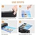 Thermal Laminator, 9” Laminating Machine for Letter Size/A4/A5/A7, Portable Laminate Machine, 3 Min Fast Warm Up, High Speed&No Bubbles, One Button Jam Release for Home/Office/School (Black)