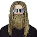 Thor Wig, Thor Long Curly Golden Brown Hair and Beard, Inspired by Avengers Endgame