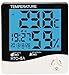 Acmee® LCD Night Light Indoor Humidity Monitor Temperature Sensor Hygrometer Thermometer with Date Time Alarm Clock (HTC-8A)