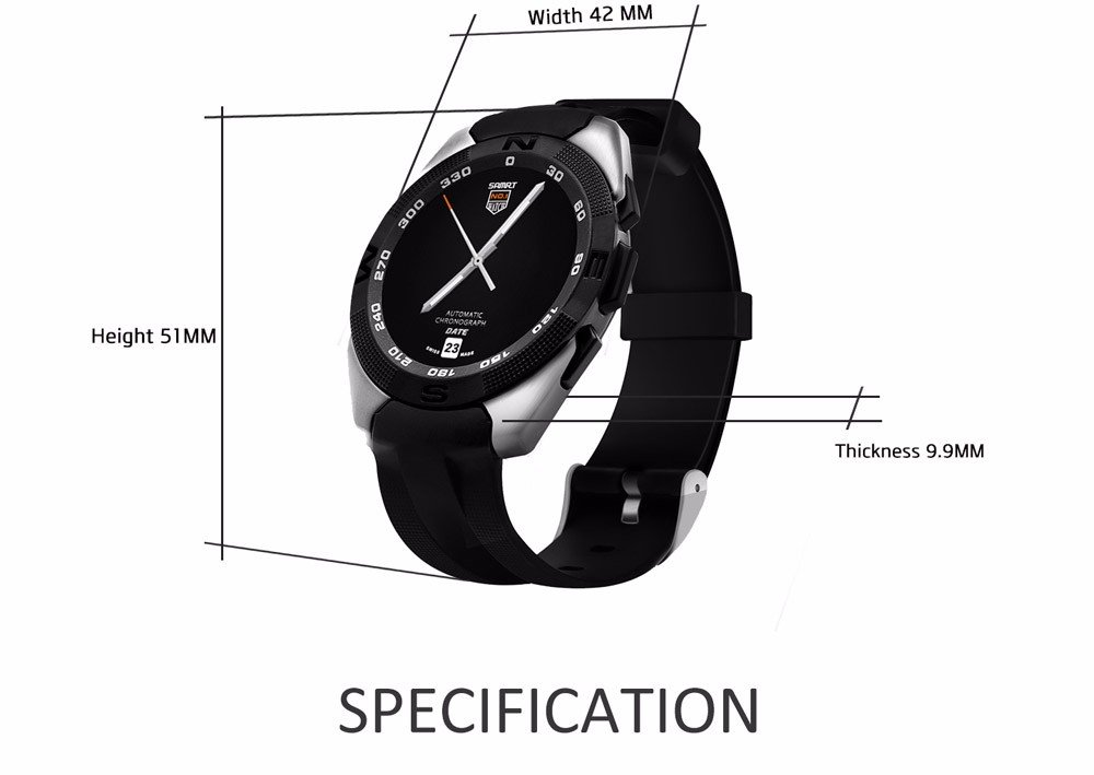 Amazon.com: BOND NO.1 G5 Smart Watch MTK2502 Smartwatch ...