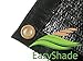 EasyShade 50% Black Shade Cloth Taped Edge with Grommets UV 12ft x 10ft