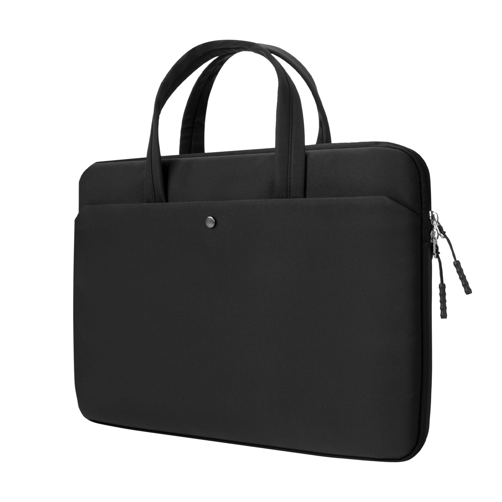 jooeer 13 Inch Laptop Sleeve Case Compatible with MacBook Air Pro M2 M1 13" Chromebook Notebook 13.3", Protective Waterproof Computer Carrying Bag Slim Padded Cover with Handle Pocket, Black