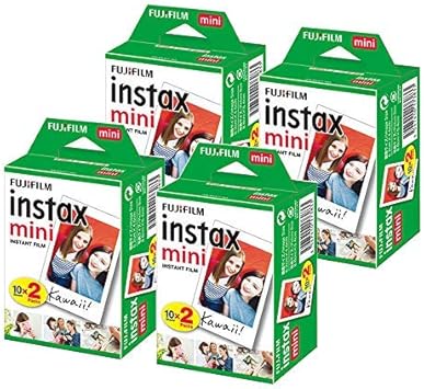 Amazon Com Fujifilm Instax Mini Instant Film White 80 Sheets Color Photo Paper For Fuji Mini 9 Mini 8 Mini 7s Mini 8 Mini 70 Mini 90 Share Printer Sp 2 Sp 1 Polariod 300 Cameras Camera Photo