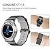 Gear S2 Watch Band, Fintie Soft Woven Nylon Lightweight Replacement Sport Strap Bands with Classic Buckle for Samsung Gear S2 SM-R720 / SM-R730 Smartwatch - Black